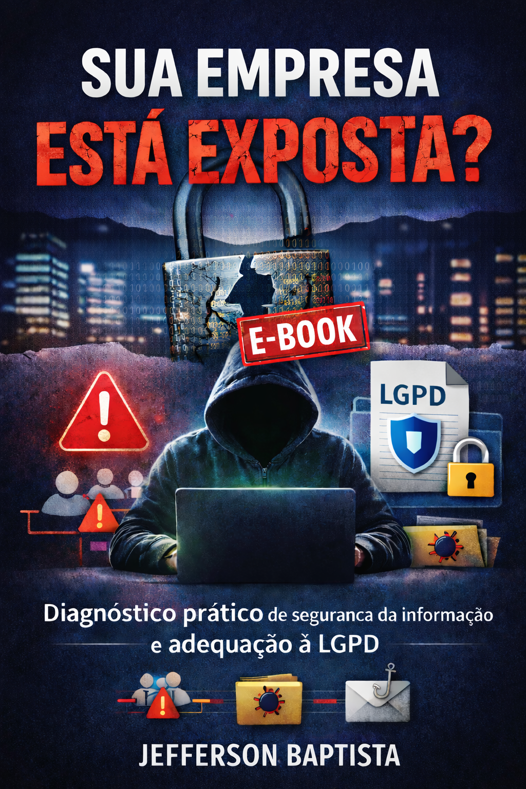 Capa do E-book Sua empresa está exposta